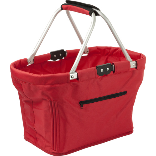 Foldable shopping bag in red