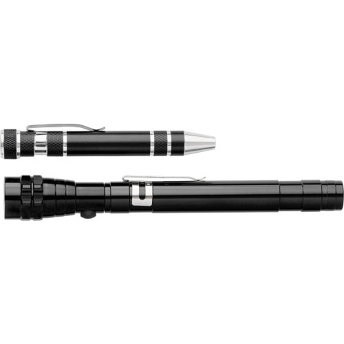 Torch and screwdriver in 