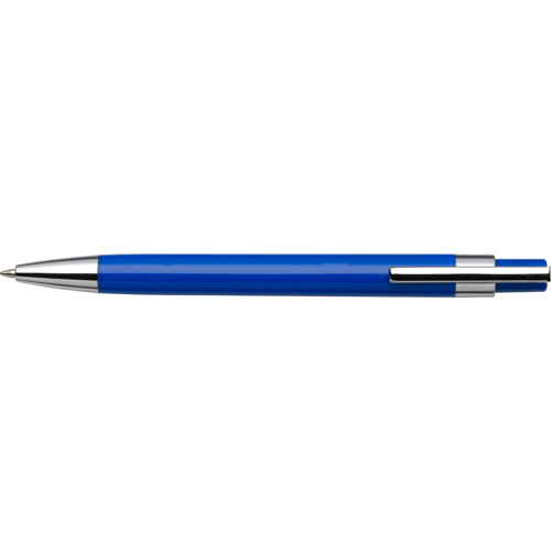 Plastic ballpen with black ink. in yellow