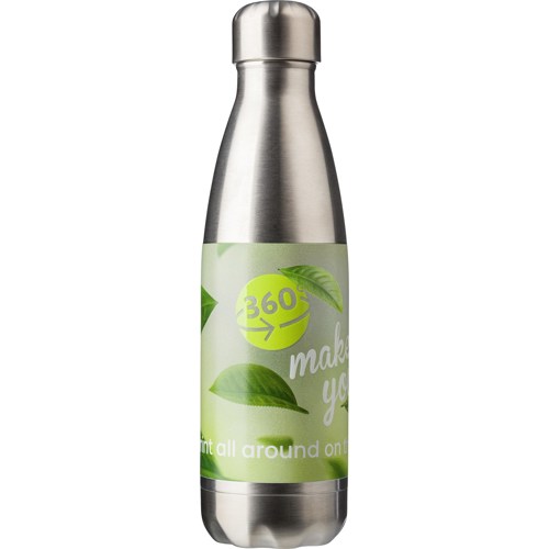 The Tropeano - Stainless steel double walled bottle (500ml) in White