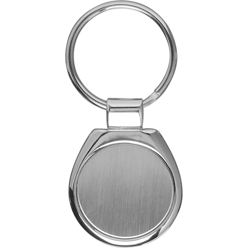 Round metal key holder
