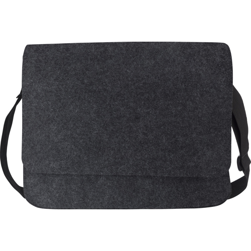 RPET felt laptop bag in 