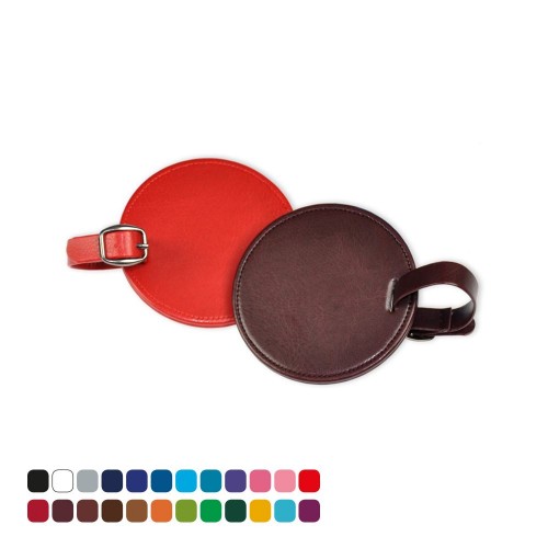 Round Bag Tag in a choice of Belluno Colours
