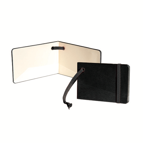 Notebook Style Luggage Tag with Elastic Strap