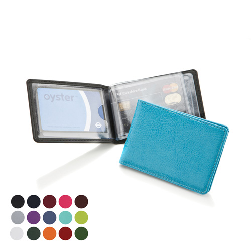 Credit Card Case for 6-8 Cards.in a choice of Belluno Colours