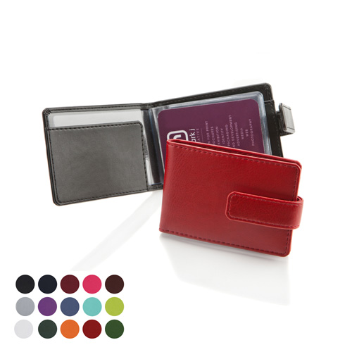 Deluxe Credit Card Case with a Strap.in a choice of Belluno Colours