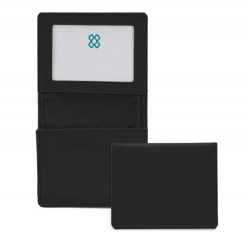 Deluxe Business Card Dispenser with Framed Window Pocket in a choice of Belluno Colours