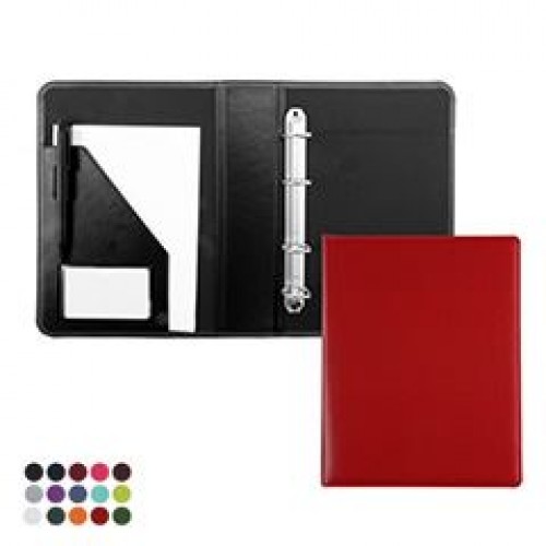 A5 Ring Binder in Belluno, a vegan coloured leatherette with a subtle grain.