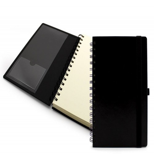A5 Wiro Notebook with Elastic Strap and  Pen Loop