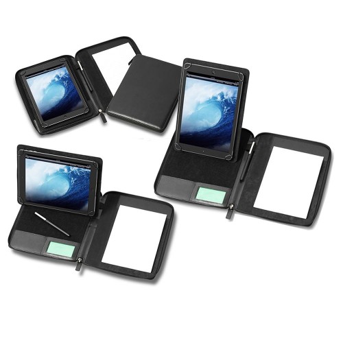 A5 Zipped Tablet Holder with a Multi Position Tablet Stand