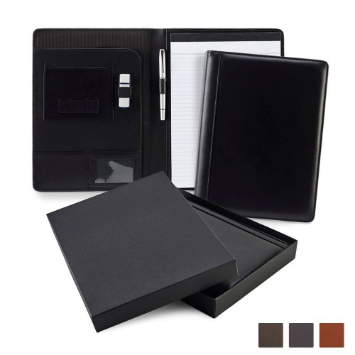 Accent Sandringham Nappa Leather Colours A4 Conference Pad Holder