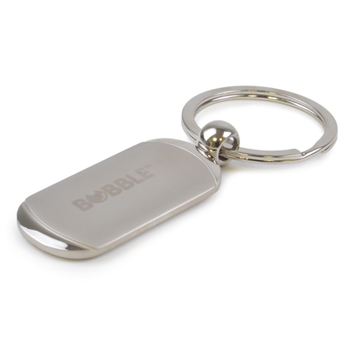 Accra Oval Metal Keyring