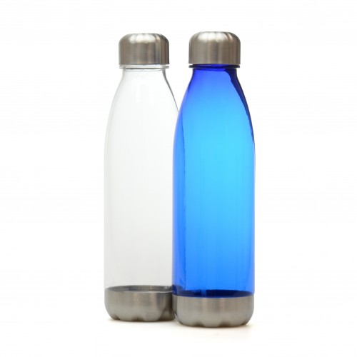 REVIVE 650ml PROMOTIONAL RPET AND RECYLCED STAINLESS STEEL DRINKS BOTTLE in 