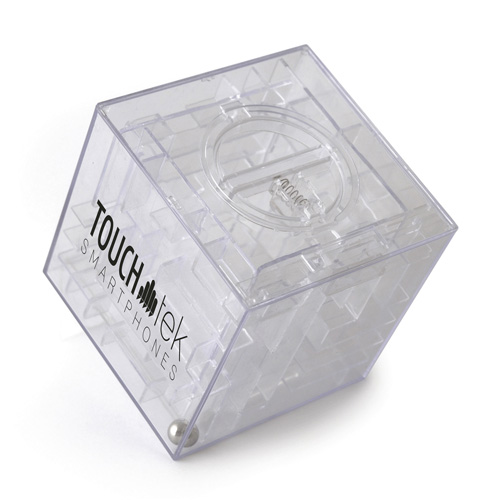 Maze Plastic Cube Shaped Money Box