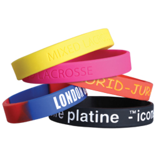 Silicone Wristbands Debossed