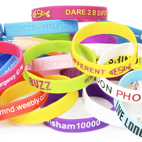 Pantone Matched Silicone Wristbands