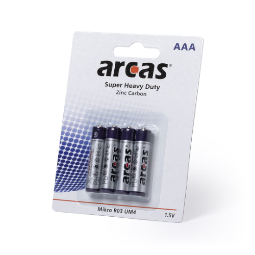 AAA/ R03 4 Batteries Pack 1,5V