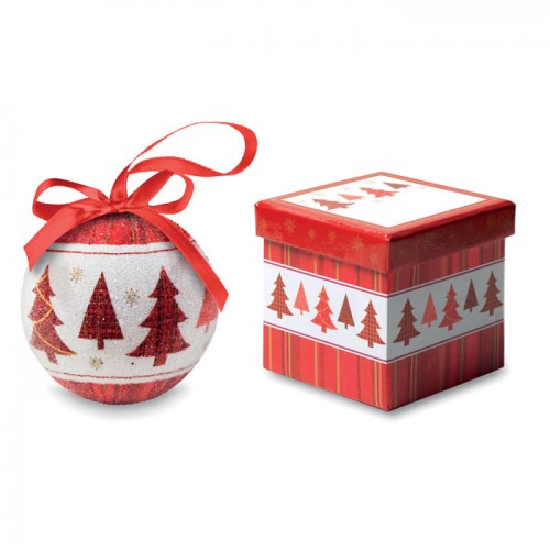Christmas bauble in gift box in 