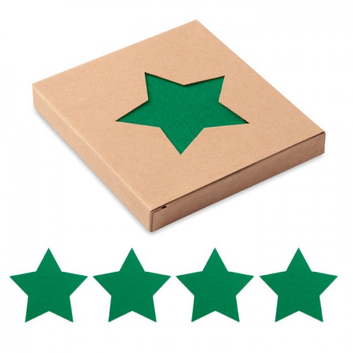 STARGUARD - RPET 4 felt coaster set in 