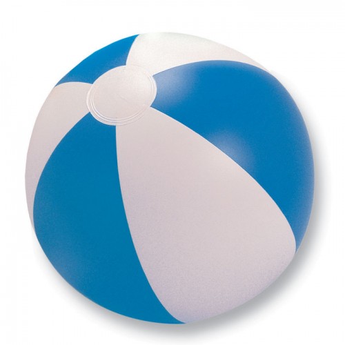 Inflatable beach ball in yellow