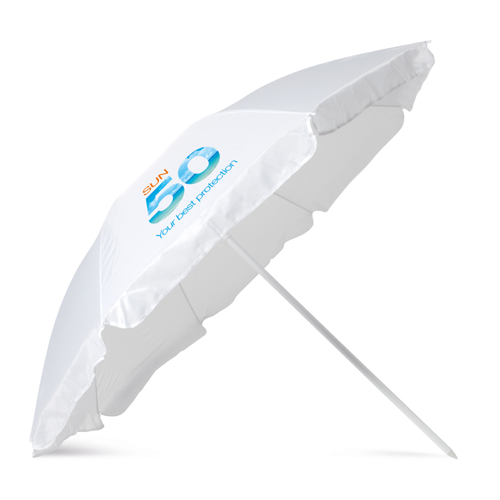 Beach Umbrella in white
