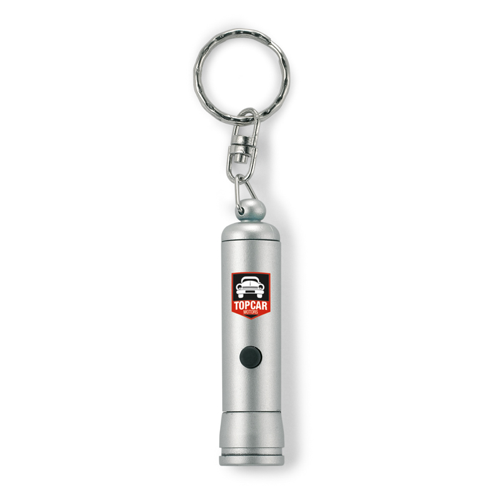 Flashlight With Key Ring in 