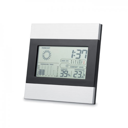 Weather station and clock in 