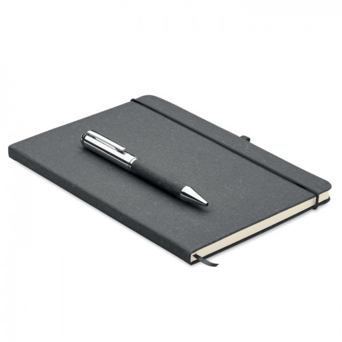 ELEGANOTE - Recycled leather notebook set in 