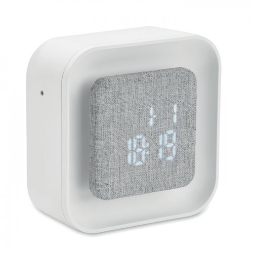 LUCE - Recycled ABS/RPET alarm clock in 