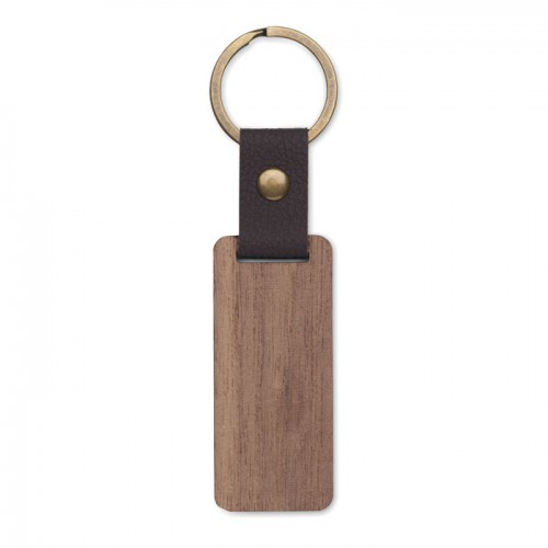 NAWKEY - Key ring in walnut and PU in 