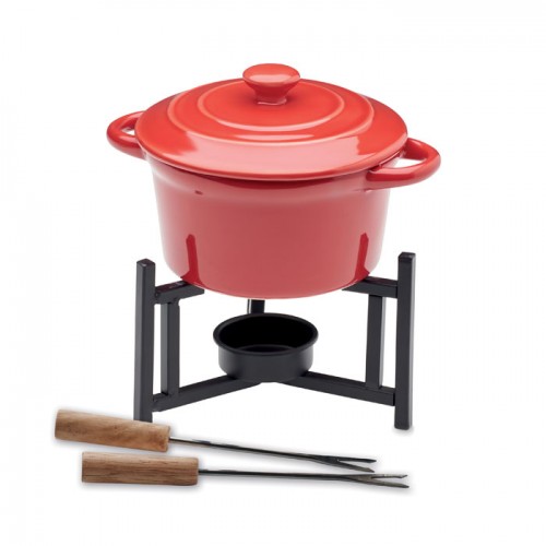 Ceramic fondue set 300 ml