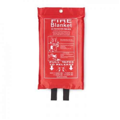 Fire blanket in a PVC pouch in 