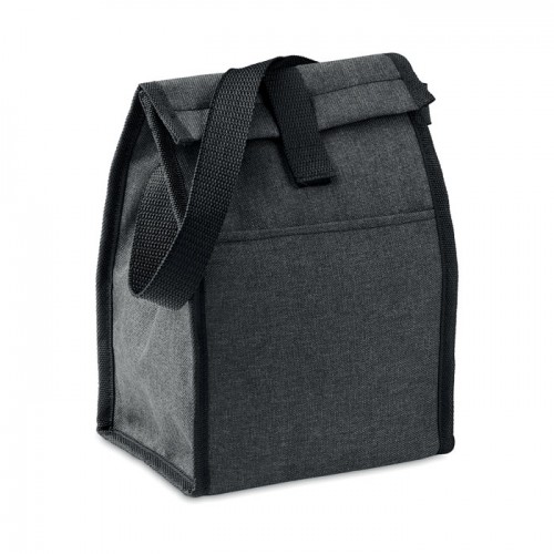600D RPET insulated lunch bag in Black