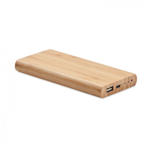ARENA C - 6000 mAh Bamboo power bank in 