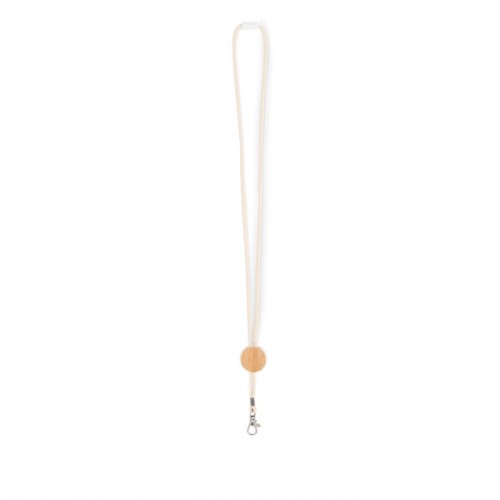 KARA - Cotton Lanyard with metal hook in 