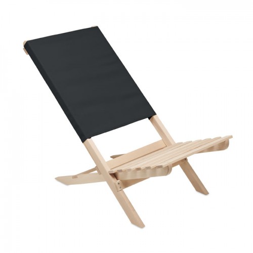 MARINERO - Foldable wooden beach chair in 