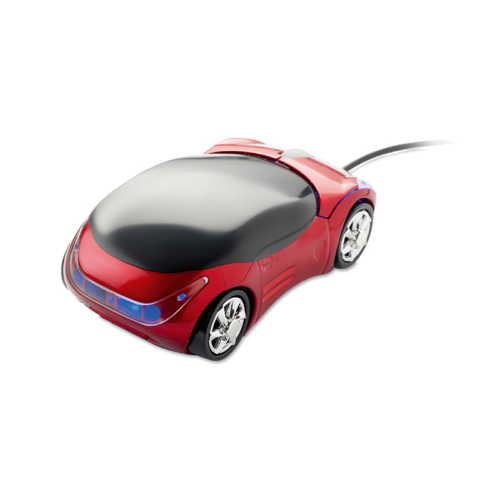 Mouse In Car Shape in titanium