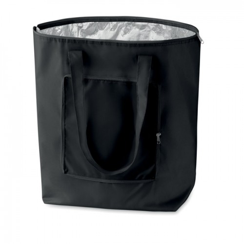 Foldable cooler shopping bag in white