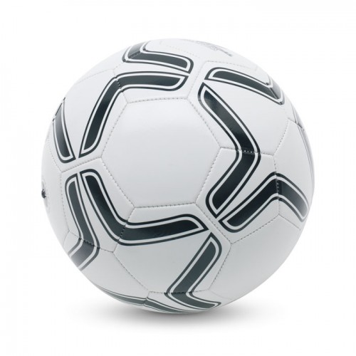 Soccer ball in PVC in white-and-black