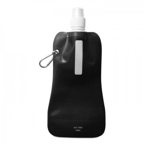 Foldable water bottle in white