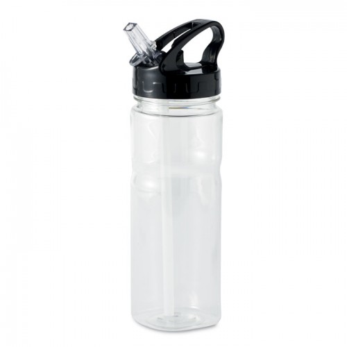 500 ml PCTG bottle in transparent-red