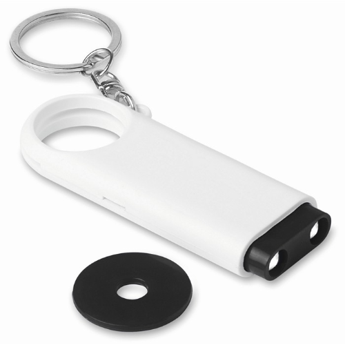 Key ring torch with token       in 