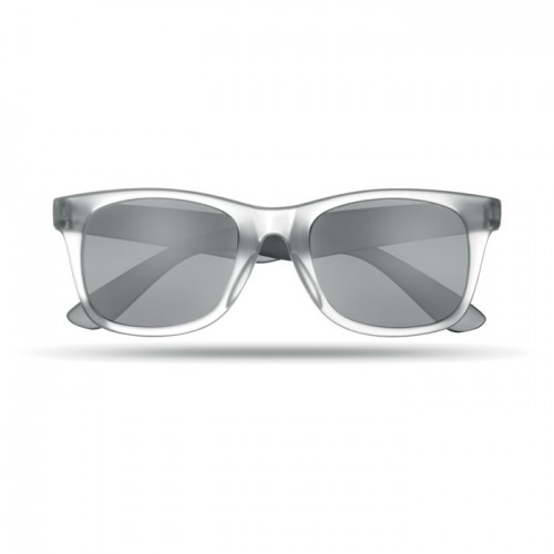 Sunglasses with mirrored lense in White