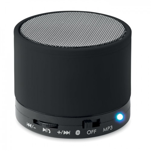 Round Bluetooth speaker in 