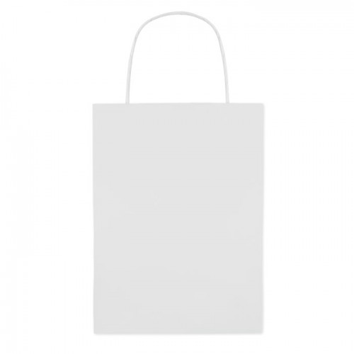 Gift paper bag small 150 gr/m² in White