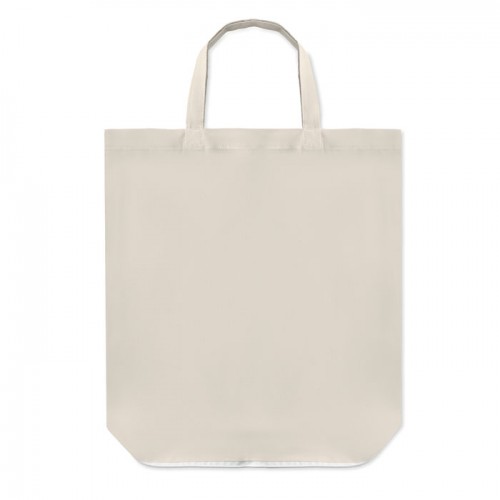 100gr/m² foldable cotton bag in White