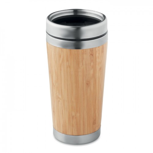RODEODRIVE+ - Double wall bamboo flask 430ml in 