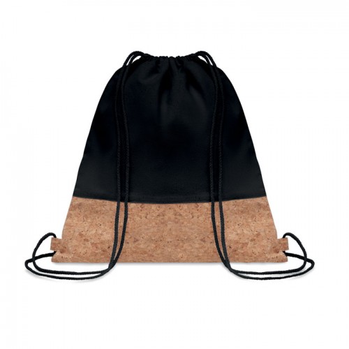 160gr/m² cotton drawstring bag in Brown