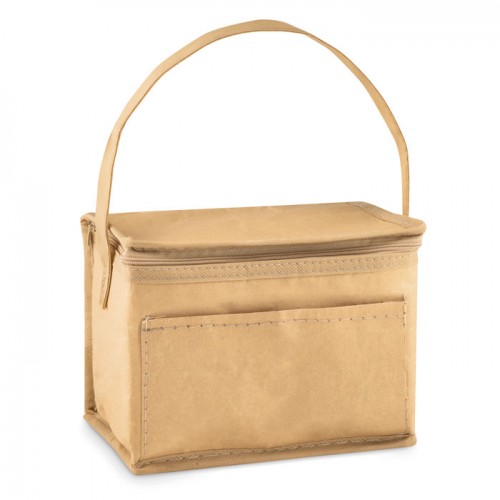 PAPERCOOL - 6 can woven paper cooler bag in 