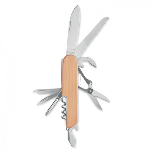 LUCY LUX - Multi tool pocket knife bamboo in 